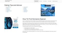 Desktop Screenshot of online-dating-rules.com